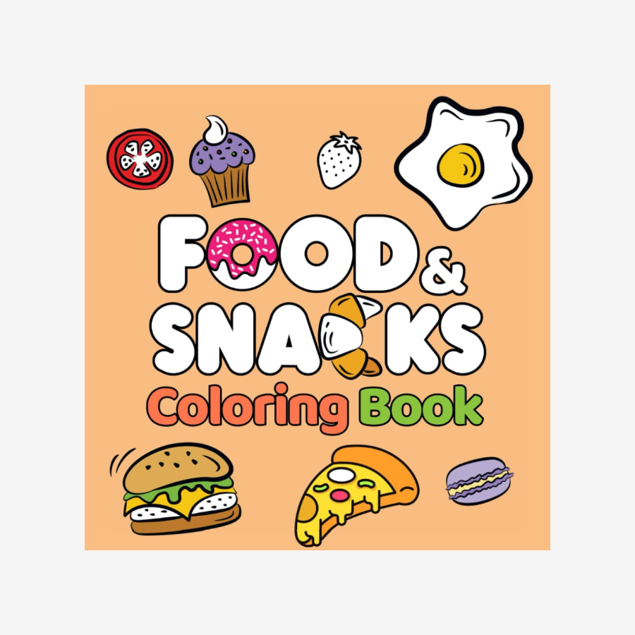 Food & Snacks Coloring Book